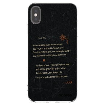 Picasee átlátszó szilikon tok az alábbi mobiltelefonokra Apple iPhone XS Max - POET