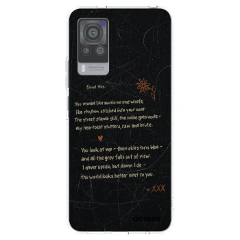 Picasee átlátszó szilikon tok az alábbi mobiltelefonokra Vivo X60 Pro 5G - POET