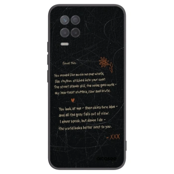 Picasee fekete szilikon tok az alábbi mobiltelefonokra Realme 8 5G - POET