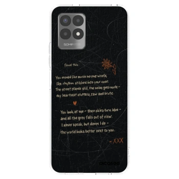 Picasee átlátszó szilikon tok az alábbi mobiltelefonokra Realme 8i - POET