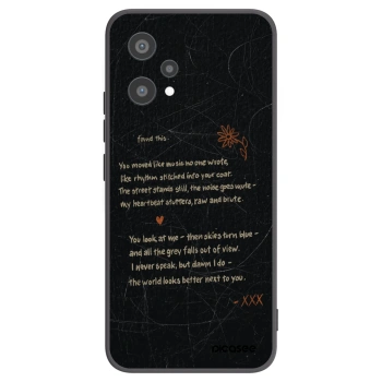 Picasee fekete szilikon tok az alábbi mobiltelefonokra Realme 9 Pro 5G - POET