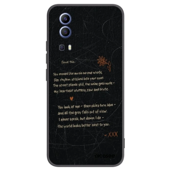 Picasee fekete szilikon tok az alábbi mobiltelefonokra Vivo Y52 5G - POET