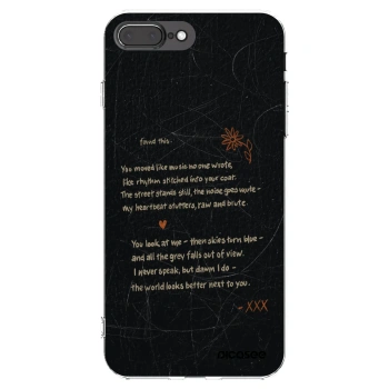 Picasee átlátszó szilikon tok az alábbi mobiltelefonokra Apple iPhone 8 Plus - POET
