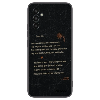 Picasee fekete szilikon tok az alábbi mobiltelefonokra Samsung Galaxy M13 M135F - POET