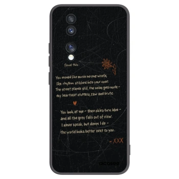 Picasee fekete szilikon tok az alábbi mobiltelefonokra Honor 70 - POET