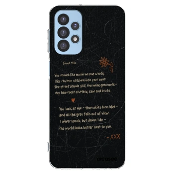 Picasee átlátszó szilikon tok az alábbi mobiltelefonokra Samsung Galaxy A23 A235F 4G - POET