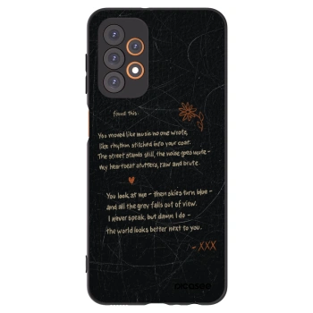 Picasee fekete szilikon tok az alábbi mobiltelefonokra Samsung Galaxy A23 A236B 5G - POET