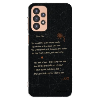 Picasee átlátszó szilikon tok az alábbi mobiltelefonokra Samsung Galaxy A23 A236B 5G - POET