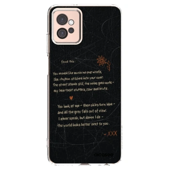 Picasee átlátszó szilikon tok az alábbi mobiltelefonokra Motorola Moto G32 - POET