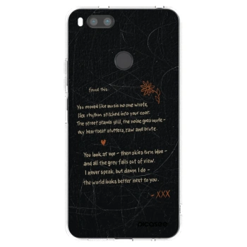 Picasee átlátszó szilikon tok az alábbi mobiltelefonokra Xiaomi Redmi A1 - POET