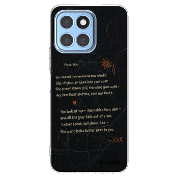 Picasee átlátszó szilikon tok az alábbi mobiltelefonokra Honor X8 5G - POET