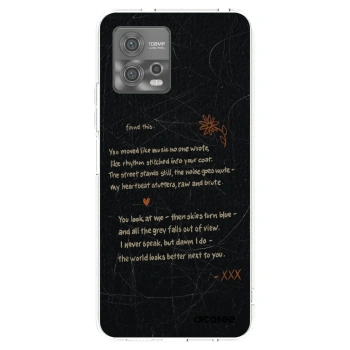 Picasee átlátszó szilikon tok az alábbi mobiltelefonokra Motorola Moto G72 - POET