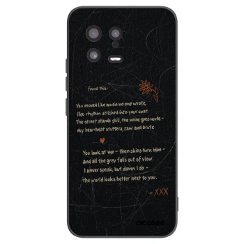 Picasee fekete szilikon tok az alábbi mobiltelefonokra Xiaomi 13 - POET