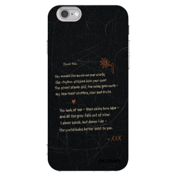 Picasee átlátszó szilikon tok az alábbi mobiltelefonokra Apple iPhone 6/6S - POET