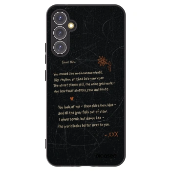 Picasee fekete szilikon tok az alábbi mobiltelefonokra Samsung Galaxy A34 5G A346B - POET