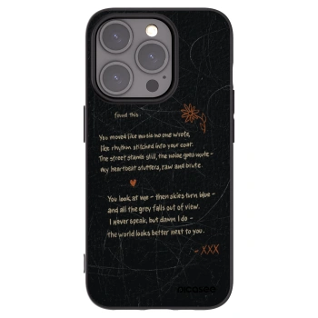 Picasee fekete szilikon tok az alábbi mobiltelefonokra Apple iPhone 15 Pro - POET