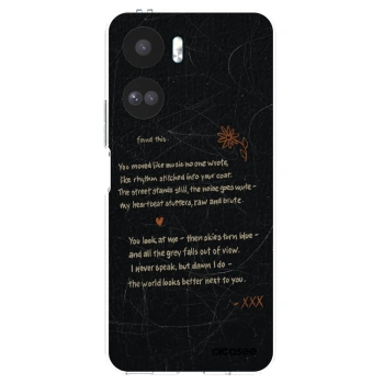 Picasee átlátszó szilikon tok az alábbi mobiltelefonokra Honor 90 Lite 5G - POET