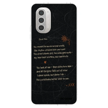 Picasee átlátszó szilikon tok az alábbi mobiltelefonokra Motorola Moto G51 - POET