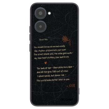 Picasee fekete szilikon tok az alábbi mobiltelefonokra Realme 10 4G - POET