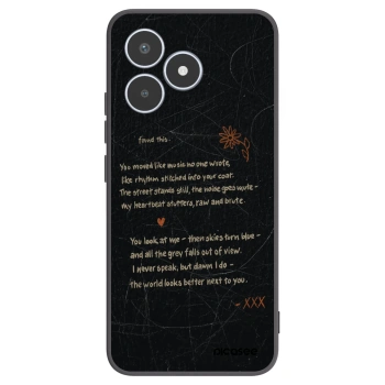 Picasee fekete szilikon tok az alábbi mobiltelefonokra Realme C53 - POET