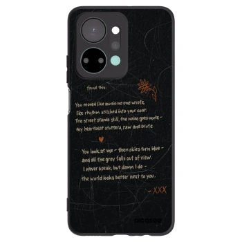 Picasee fekete szilikon tok az alábbi mobiltelefonokra Honor X7a - POET