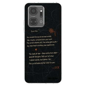 Picasee átlátszó szilikon tok az alábbi mobiltelefonokra Honor X7a - POET