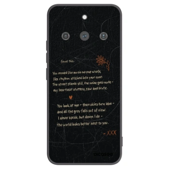 Picasee fekete szilikon tok az alábbi mobiltelefonokra Realme 11 Pro+ - POET