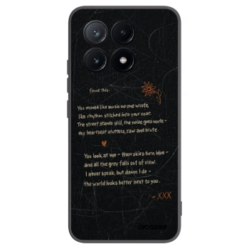 Picasee fekete szilikon tok az alábbi mobiltelefonokra Xiaomi Poco X6 Pro - POET