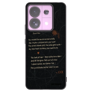 Picasee fekete szilikon tok az alábbi mobiltelefonokra Xiaomi Redmi Note 13 Pro 5G - POET