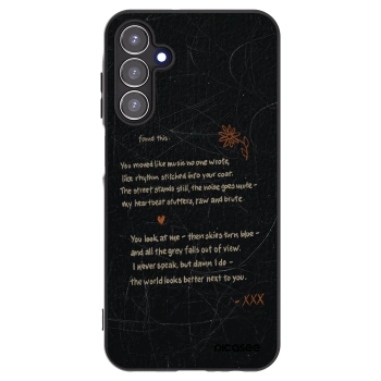Picasee fekete szilikon tok az alábbi mobiltelefonokra Samsung Galaxy A15 A155F 4G - POET
