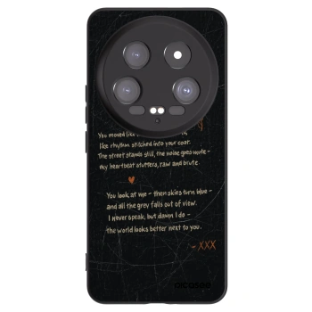 Picasee fekete szilikon tok az alábbi mobiltelefonokra Xiaomi 14 Ultra - POET