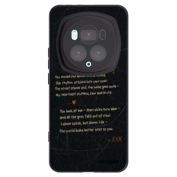 Picasee fekete szilikon tok az alábbi mobiltelefonokra Honor Magic6 Pro - POET