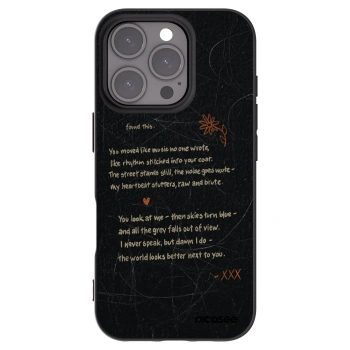 Picasee fekete szilikon tok az alábbi mobiltelefonokra Apple iPhone 16 Pro - POET