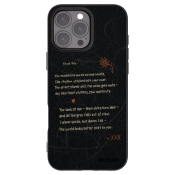 Picasee fekete szilikon tok az alábbi mobiltelefonokra Apple iPhone 16 Pro Max - POET