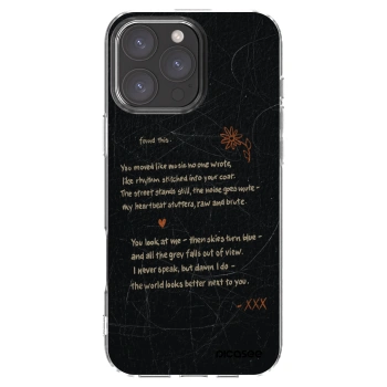 Picasee átlátszó szilikon tok az alábbi mobiltelefonokra Apple iPhone 16 Pro Max - POET