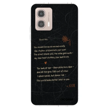 Picasee átlátszó szilikon tok az alábbi mobiltelefonokra Motorola Moto G53 5G - POET