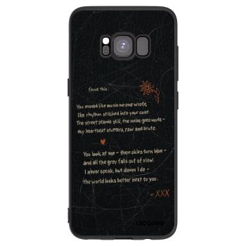 Picasee fekete szilikon tok az alábbi mobiltelefonokra Samsung Galaxy S8 G950F - POET