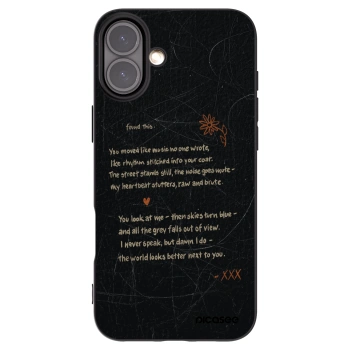 Picasee fekete szilikon tok az alábbi mobiltelefonokra Apple iPhone 16 Plus - POET