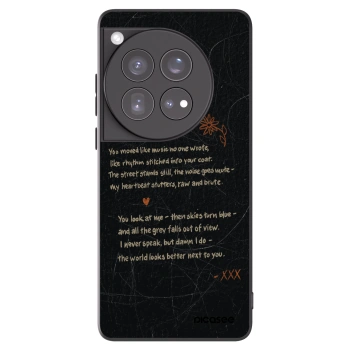 Picasee fekete szilikon tok az alábbi mobiltelefonokra OnePlus 12 5G - POET