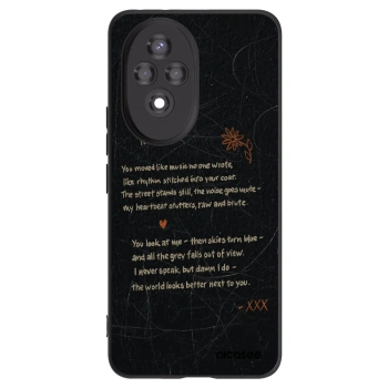 Picasee fekete szilikon tok az alábbi mobiltelefonokra Honor 200 Pro 5G - POET