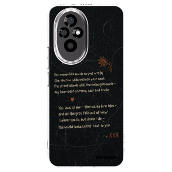 Picasee átlátszó szilikon tok az alábbi mobiltelefonokra Honor 200 Pro 5G - POET