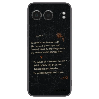 Picasee fekete szilikon tok az alábbi mobiltelefonokra OnePlus Nord 4 - POET