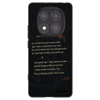 Picasee fekete szilikon tok az alábbi mobiltelefonokra Xiaomi Redmi Note 14 Pro 5G - POET