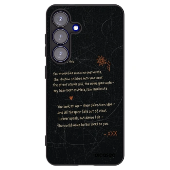 Picasee fekete szilikon tok az alábbi mobiltelefonokra Samsung Galaxy S25 5G - POET