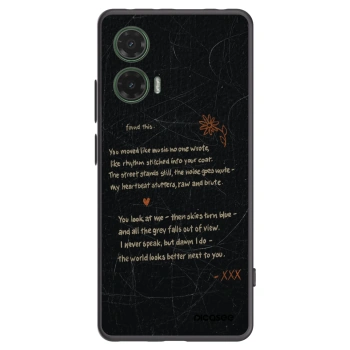 Picasee fekete szilikon tok az alábbi mobiltelefonokra Motorola Moto G35 5G - POET