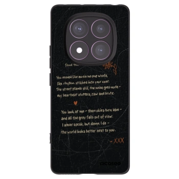 Picasee fekete szilikon tok az alábbi mobiltelefonokra Xiaomi Redmi Note 14 Pro 4G - POET