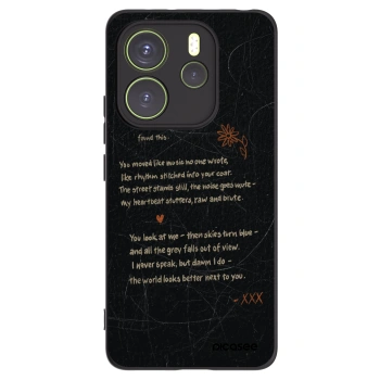 Picasee fekete szilikon tok az alábbi mobiltelefonokra Xiaomi Redmi Note 14 4G - POET