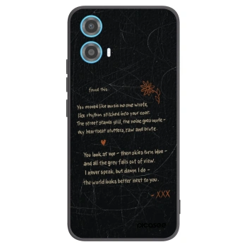Picasee fekete szilikon tok az alábbi mobiltelefonokra Motorola Moto G34 5G - POET