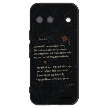 Picasee fekete szilikon tok az alábbi mobiltelefonokra Google Pixel 9 - POET