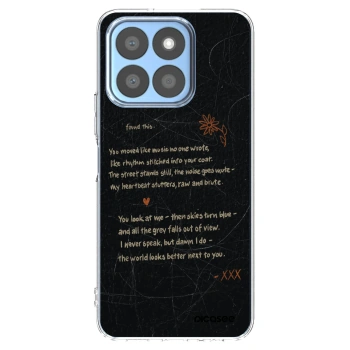 Picasee átlátszó szilikon tok az alábbi mobiltelefonokra Honor X8c - POET
